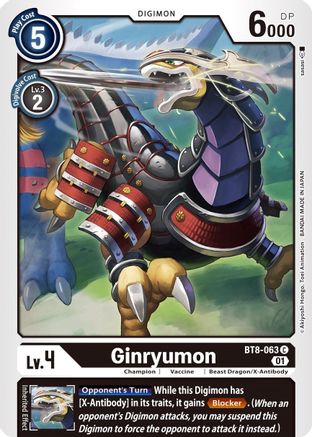 Ginryumon (BT8-063) [New Awakening] - Deck Out Gaming