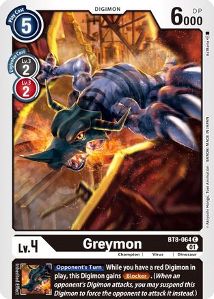 Greymon (BT8-064) [New Awakening] - Deck Out Gaming