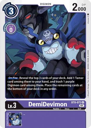 DemiDevimon (BT8-072) [New Awakening] - Deck Out Gaming