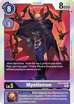 Myotismon (BT8-080) [New Awakening] Foil - Deck Out Gaming