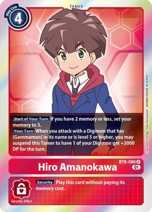 Hiro Amanokawa (BT8-086) [New Awakening] Foil - Deck Out Gaming