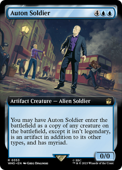 Auton Soldier (Extended Art) (353) [Doctor Who] foil - Deck Out Gaming