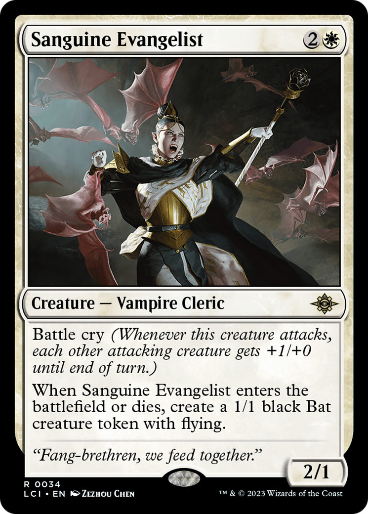 Sanguine Evangelist (34) [The Lost Caverns of Ixalan] - Deck Out Gaming