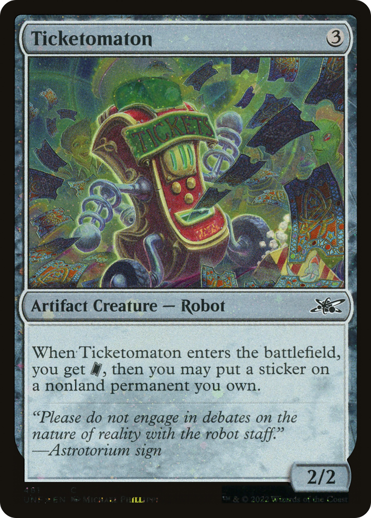 Ticketomaton (Galaxy Foil) (481) [Unfinity] foil - Deck Out Gaming