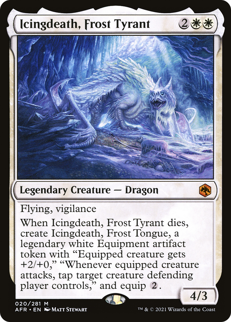 Icingdeath, Frost Tyrant (20) [Adventures in the Forgotten Realms] - Deck Out Gaming