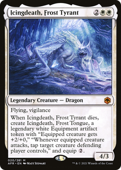 Icingdeath, Frost Tyrant (20) [Adventures in the Forgotten Realms] foil - Deck Out Gaming