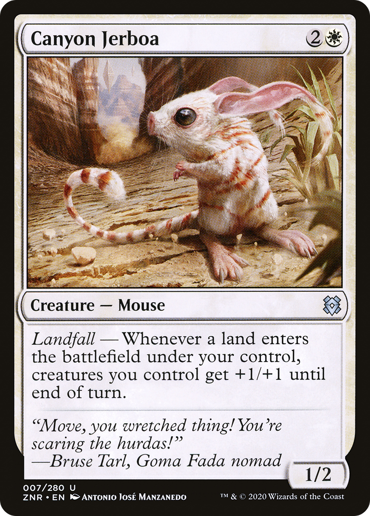 Canyon Jerboa (7) [Zendikar Rising] foil - Deck Out Gaming