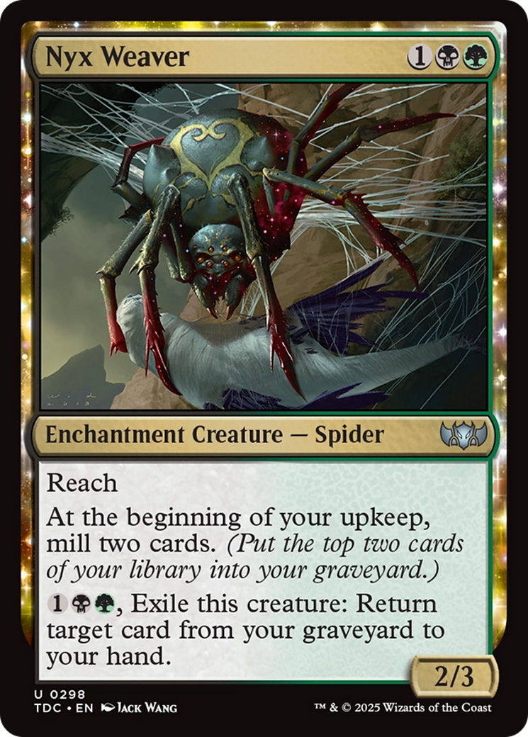 Nyx Weaver (298) [Commander: Tarkir: Dragonstorm] - Deck Out Gaming