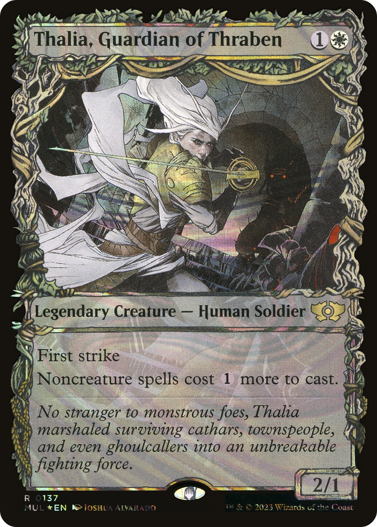 Thalia, Guardian of Thraben (137) [Multiverse Legends] foil - Deck Out Gaming