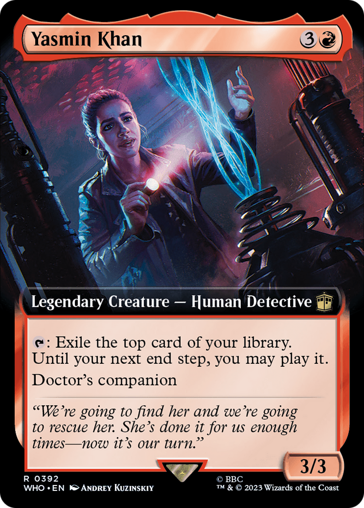 Yasmin Khan (Extended Art) (392) [Doctor Who] foil - Deck Out Gaming
