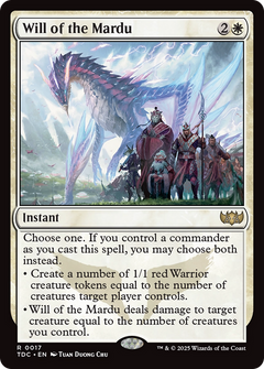 Will of the Mardu (17) [Commander: Tarkir: Dragonstorm] - Deck Out Gaming