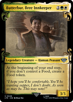Butterbur, Bree Innkeeper (Showcase Scrolls) (648) [The Lord of the Rings: Tales of Middle-earth] foil - Deck Out Gaming