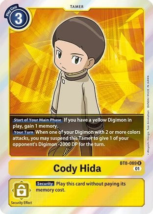 Cody Hida (BT8-089) [New Awakening] Foil - Deck Out Gaming