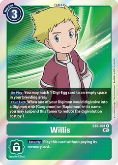 Willis (BT8-091) [New Awakening] Foil - Deck Out Gaming