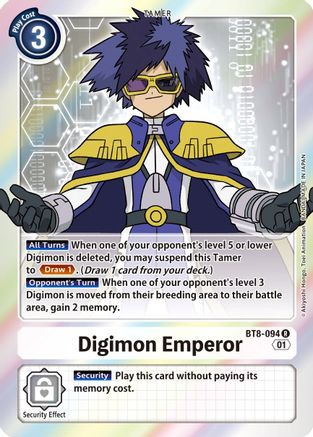 Digimon Emperor (BT8-094) [New Awakening] Foil - Deck Out Gaming