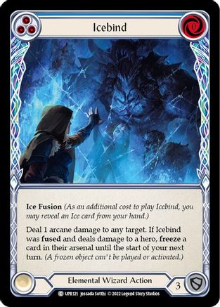 Icebind (Blue) (UPR121) [Uprising] Rainbow Foil - Deck Out Gaming