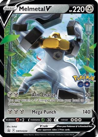 Melmetal V - SWSH224 (SWSH224) [SWSH: Sword & Shield Promo Cards] Holofoil - Deck Out Gaming