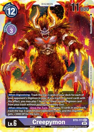 Creepymon (BT8-111) [New Awakening] Foil - Deck Out Gaming