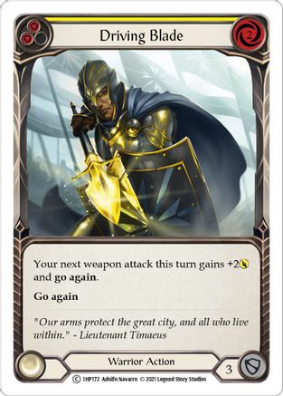 Driving Blade (Yellow) (1HP172) [History Pack Vol.1] - Deck Out Gaming