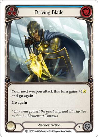 Driving Blade (Blue) (1HP173) [History Pack Vol.1] - Deck Out Gaming