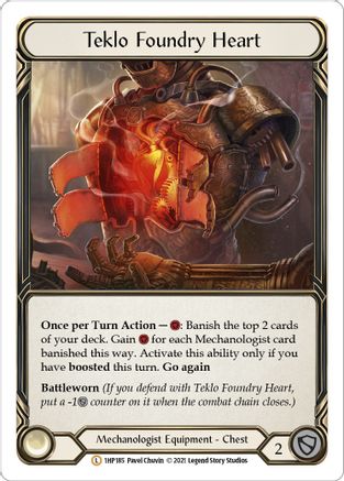 Teklo Foundry Heart (1HP185) [History Pack Vol.1] - Deck Out Gaming
