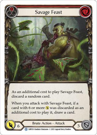 Savage Feast (Red) (1HP019) [History Pack Vol.1] - Deck Out Gaming