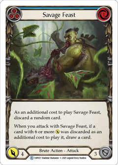 Savage Feast (Blue) (1HP021) [History Pack Vol.1] - Deck Out Gaming