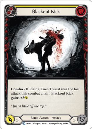 Blackout Kick (Yellow) (1HP105) [History Pack Vol.1] - Deck Out Gaming