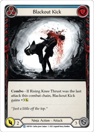Blackout Kick (Blue) (1HP106) [History Pack Vol.1] - Deck Out Gaming