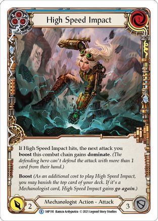 High Speed Impact (Blue) (1HP195) [History Pack Vol.1] - Deck Out Gaming