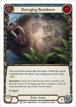 Barraging Beatdown (Blue) (1HP024) [History Pack Vol.1] - Deck Out Gaming