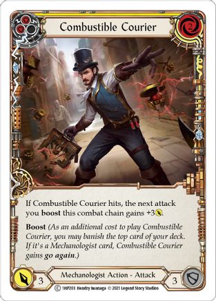 Combustible Courier (Yellow) (1HP203) [History Pack Vol.1] - Deck Out Gaming