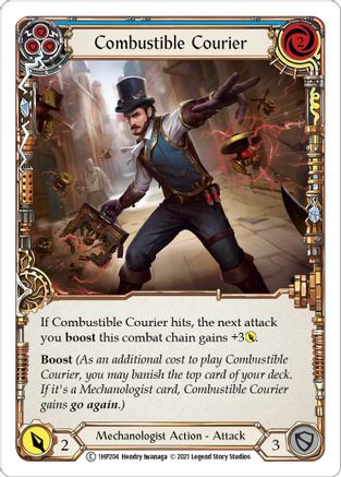 Combustible Courier (Blue) (1HP204) [History Pack Vol.1] - Deck Out Gaming