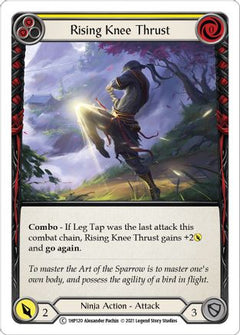 Rising Knee Thrust (Yellow) (1HP120) [History Pack Vol.1] - Deck Out Gaming