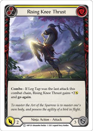 Rising Knee Thrust (Yellow) (1HP120) [History Pack Vol.1] - Deck Out Gaming