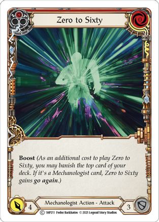 Zero to Sixty (Red) (1HP211) [History Pack Vol.1] - Deck Out Gaming