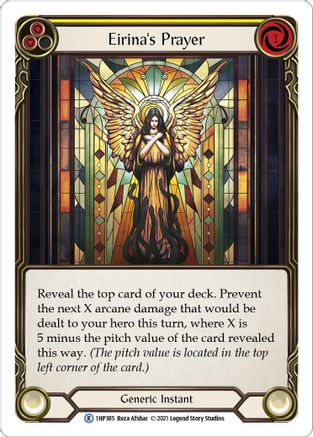 Eirina's Prayer (Yellow) (1HP385) [History Pack Vol.1] - Deck Out Gaming
