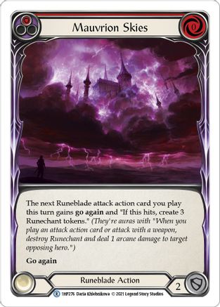 Mauvrion Skies (Red) (1HP276) [History Pack Vol.1] - Deck Out Gaming