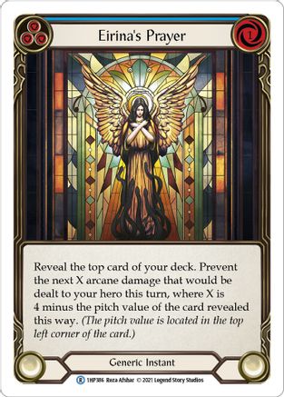 Eirina's Prayer (Blue) (1HP386) [History Pack Vol.1] - Deck Out Gaming
