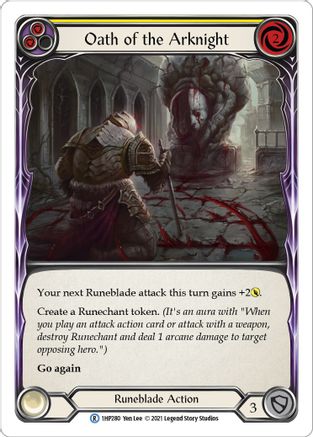 Oath of the Arknight (Yellow) (1HP280) [History Pack Vol.1] - Deck Out Gaming