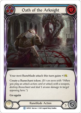 Oath of the Arknight (Blue) (1HP281) [History Pack Vol.1] - Deck Out Gaming