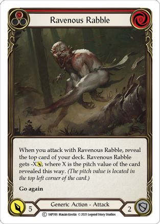 Ravenous Rabble (Red) (1HP393) [History Pack Vol.1] - Deck Out Gaming