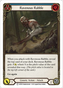 Ravenous Rabble (Blue) (1HP395) [History Pack Vol.1] - Deck Out Gaming
