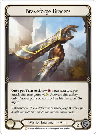 Braveforge Bracers (1HP144) [History Pack Vol.1] - Deck Out Gaming