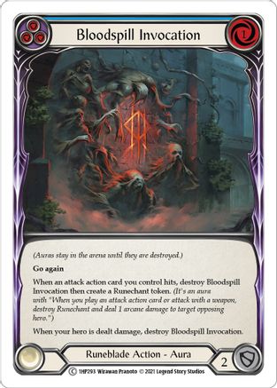 Bloodspill Invocation (Blue) (1HP293) [History Pack Vol.1] - Deck Out Gaming