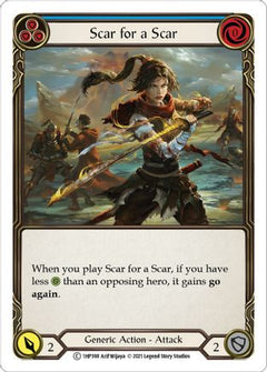 Scar for a Scar (Blue) (1HP398) [History Pack Vol.1] - Deck Out Gaming