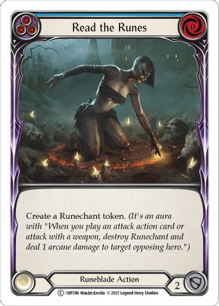 Read the Runes (Blue) (1HP296) [History Pack Vol.1] - Deck Out Gaming