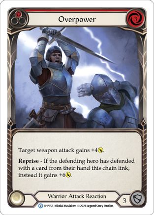 Overpower (Red) (1HP153) [History Pack Vol.1] - Deck Out Gaming