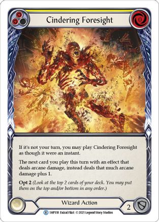 Cindering Foresight (Yellow) (1HP318) [History Pack Vol.1] - Deck Out Gaming