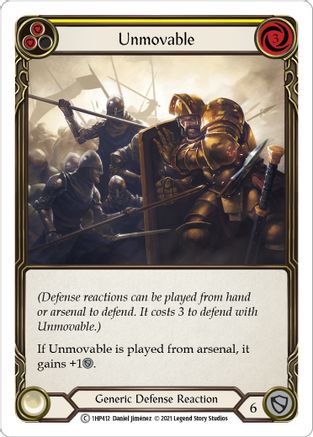 Unmovable (Yellow) (1HP412) [History Pack Vol.1] - Deck Out Gaming